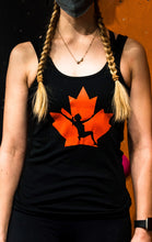Load image into Gallery viewer, Black Tank Top with Red Female logo
